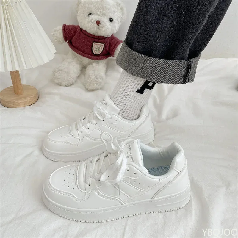 Spring and Autumn Fashion New Thick Soled Height Increasing Casual Women's Shoes Niche Trend Versatile Flat Bottom Women's Shoes