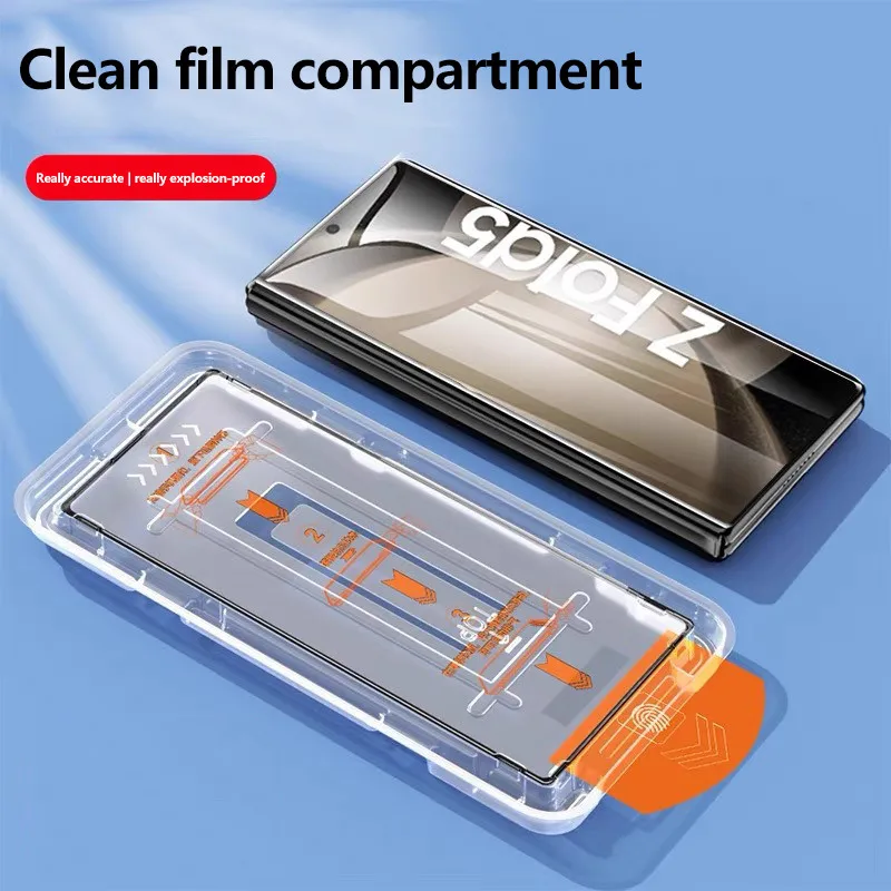 Dust free Installation HD Tempered Glass For Samsung Galaxy Z Fold 6 5G Fold 6 5 4 3 2 Screen Protector Flim