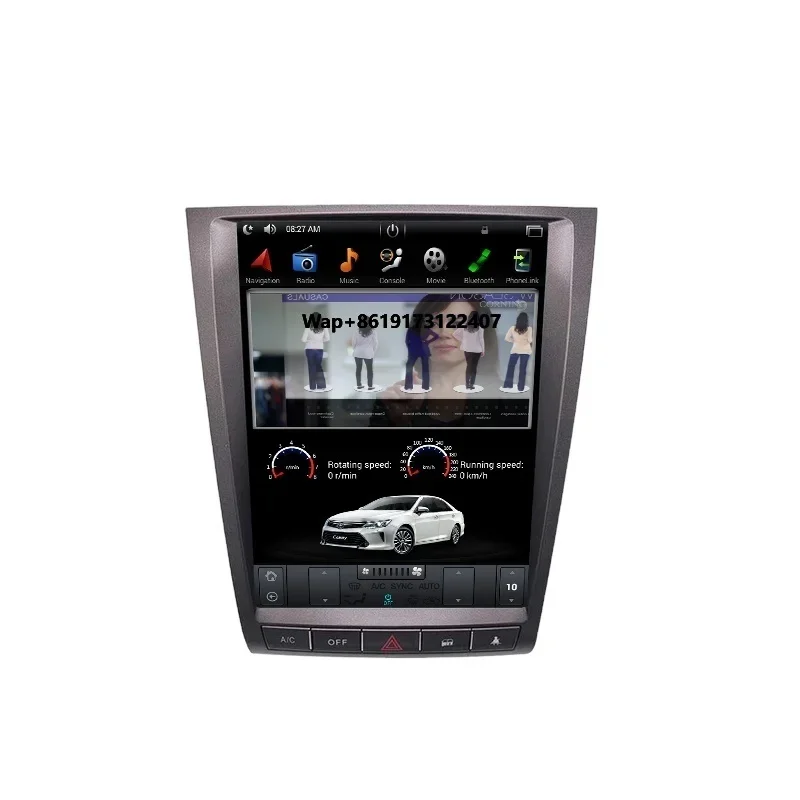 12.1 Inch  Style Car Radio Stereo Audio System for GS GS300 GS350 GS400 GS430 GS450H GS460 2004-2011