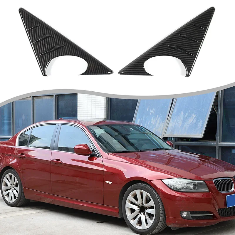 For BMW 3 Series E90 2004-2012 A-pillar triangle decorative cover sticker car exterior decorative accessories