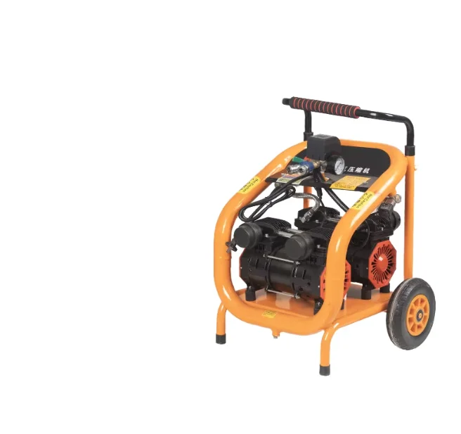 Promotional Sale Small Size Oil-Free High-Pressure Air Compressor Pump Power Source Real Stone Paint Spray Blowers