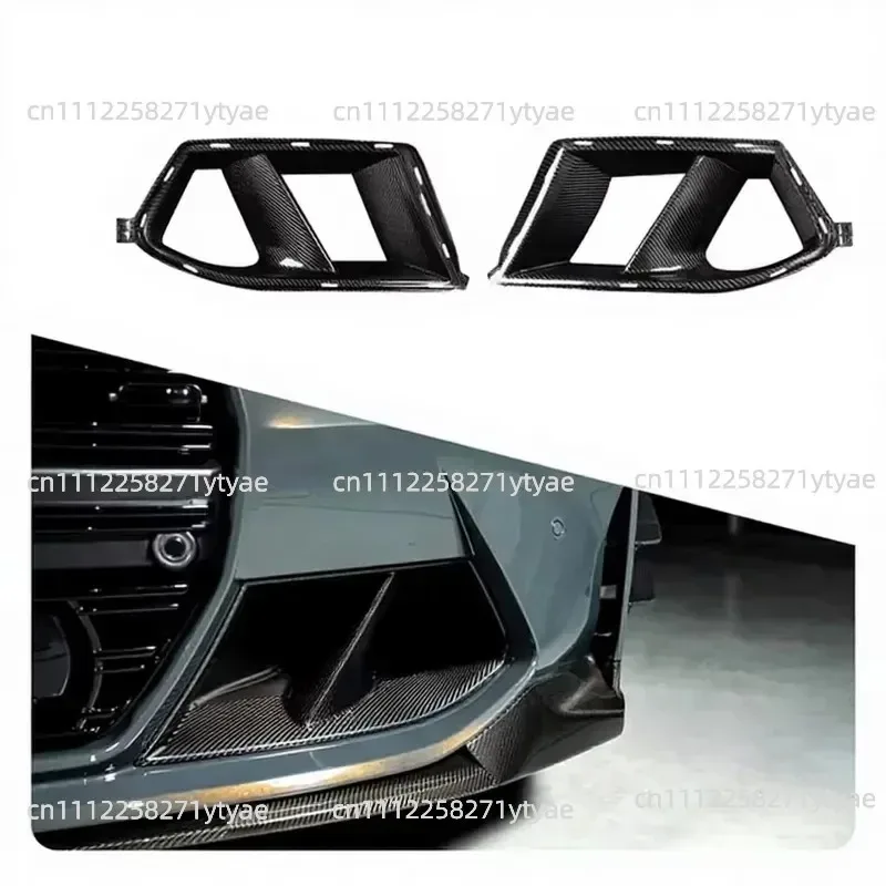 For Carbon Fiber Fenders, Glossy Finish; Compatible with G80, G82, M3, and M4 Rear Auto Parts and Accessories
