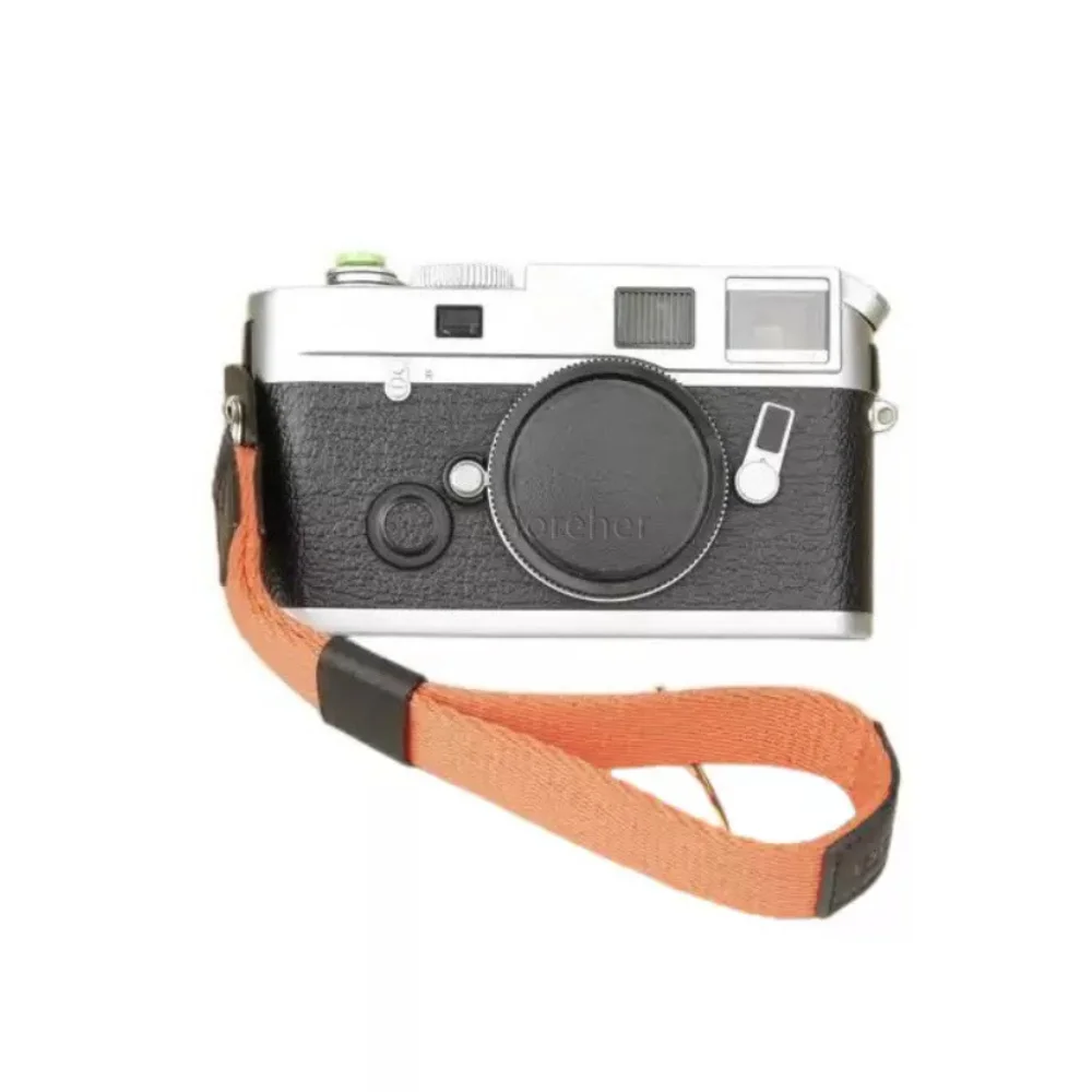 1PC Soft Cotton Camera Wrist Strap Hand Lanyard Cowhide Nylon Webbing Fit for Leica Fujifilm Sony DSLR Mirrorless Camera