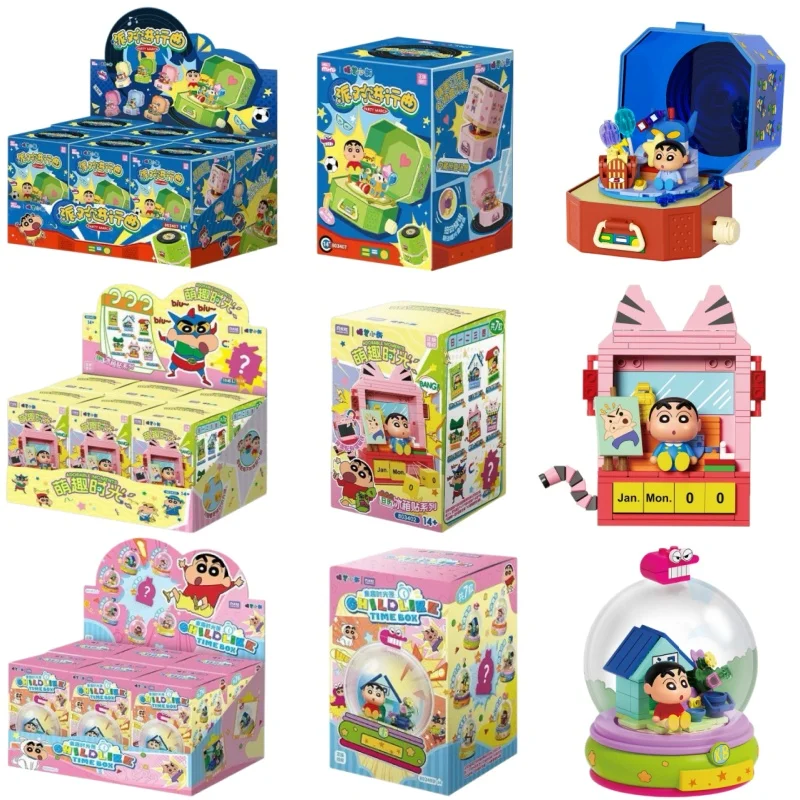 Areax Figura Original De Anime Crayon Shin-Chan, Serie De Bloques De Construcción, Caja Sorpresa, Rompecabezas Juvenil, Modelo De Ensamblaje, Juguete Coleccionable, Regalos — -49%, 45.97€ Coupon, from 45.99€ – 49% descuento – €45.99