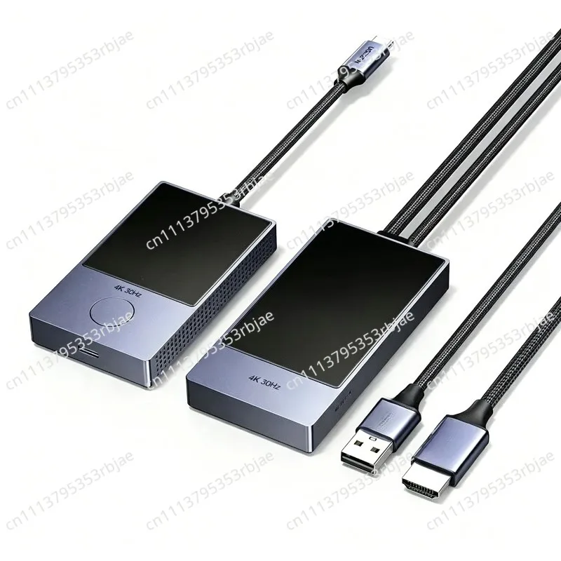 Wireless HD-MI Extender Video Transmitter & Receiver Kit 5G 30M Transmits Display Dongle for TV PC PS5/4 Monitor