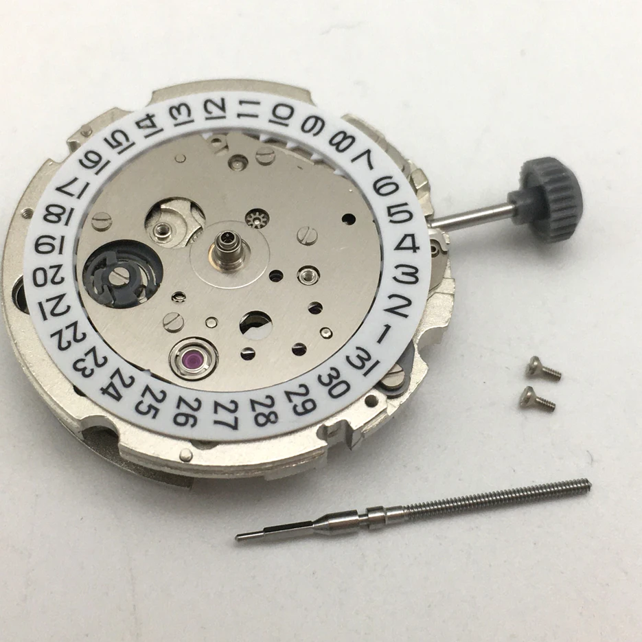 il nuovo movimento meccanico automatico 8215 è adatto per le parti di ricambio del movimento con datario bianco delle custodie per orologi da uomo