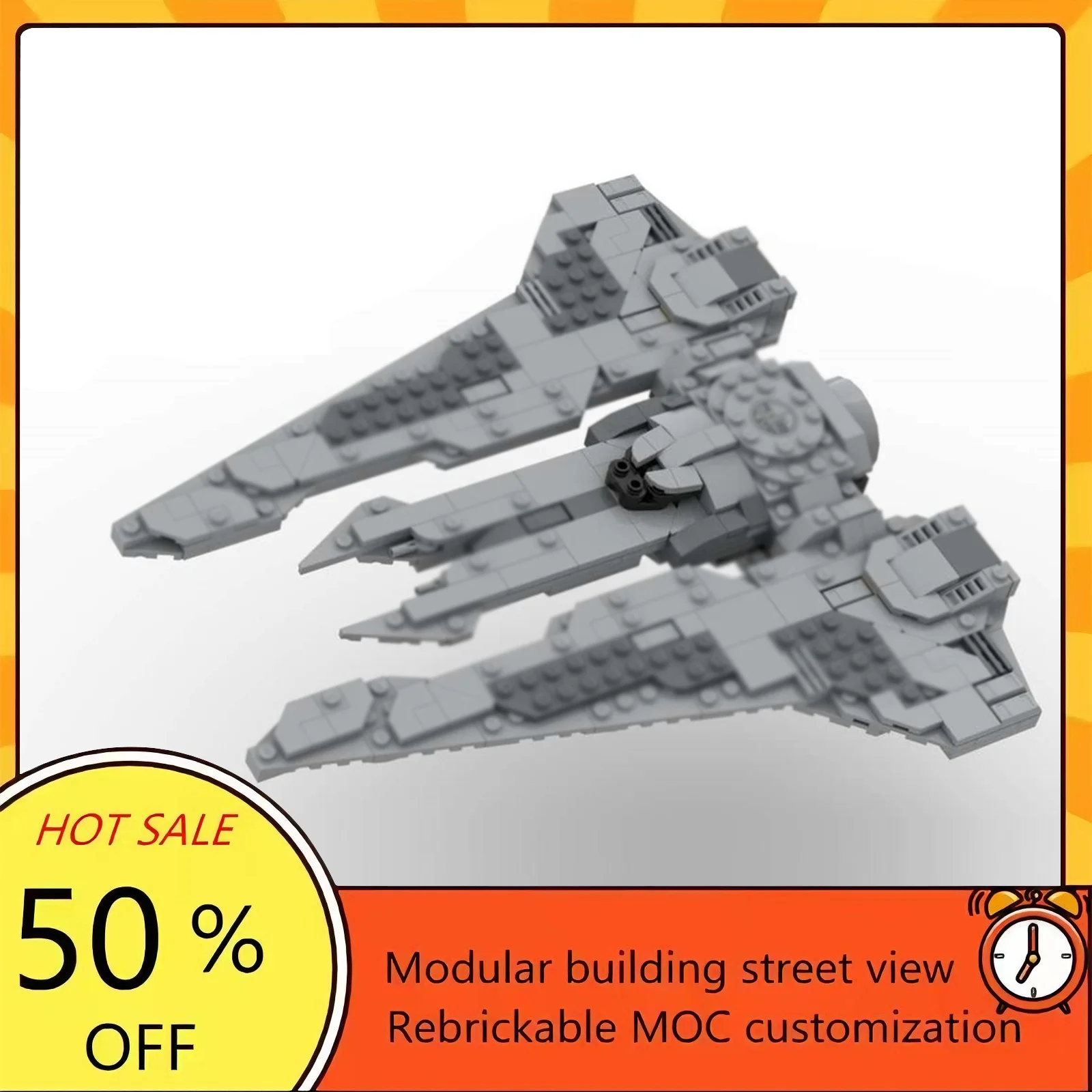 

Набор для сборки космического корабля из 421 детали, популярная модель по мотивам фильма «Звездные войны», модульные строительные блоки, технологичный подарок, игрушка для детей на праздник