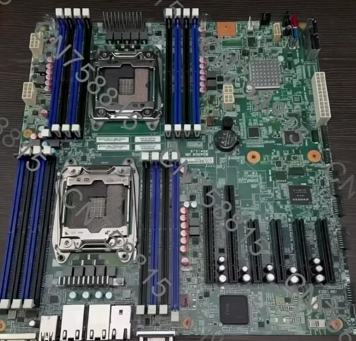 Support NVMEM.2 DIY ALEO six card, For Lenovo RD450X dual X99 server main board 2680v4, with baffle, provide magic bios, 90 new