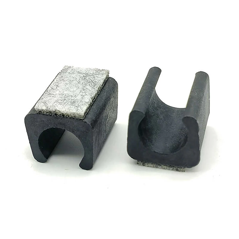 Felt Rubber Furniture Foot Pads Table Leg Covers Chair Pads Anti Slip U-Shaped Pipe Clamps Floor Protection Covers Pipe Caps