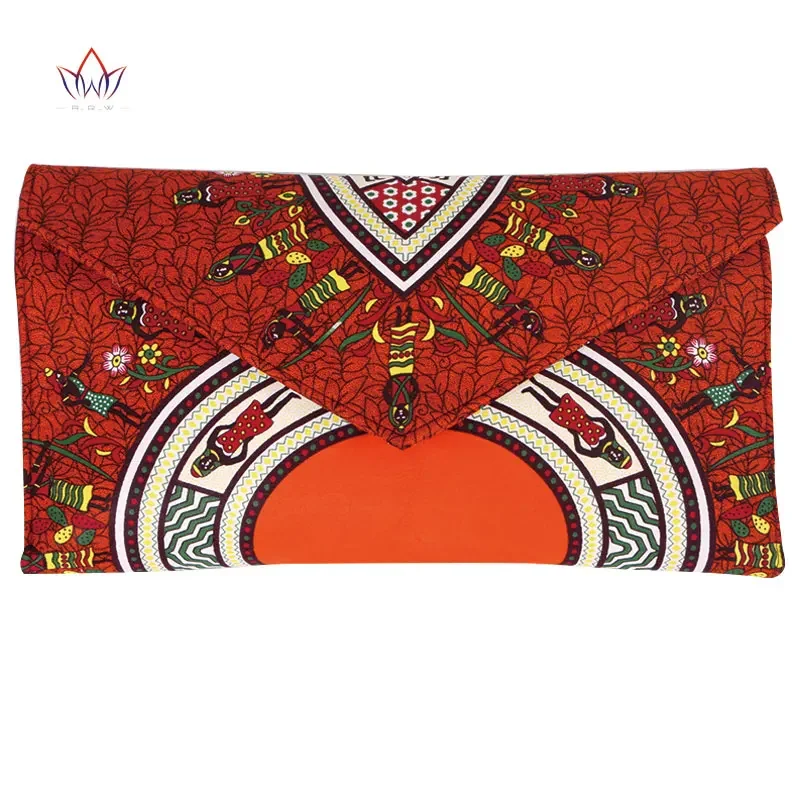 High Quality Bazin Riche African Wax Prints Fabric Women Fashion Hand Bag for Party Cute Hand Bag WYB382