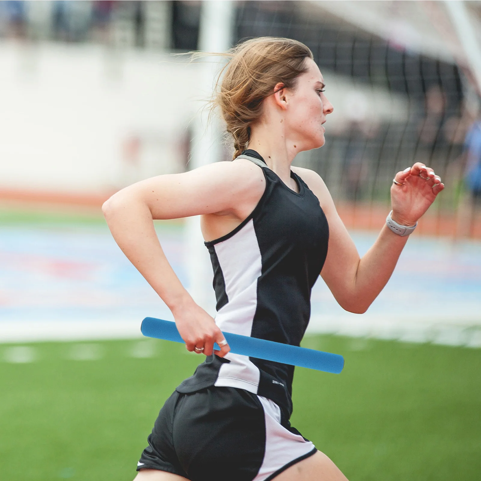 

5Pcs Relay Race Baton Bright Color Sponge Material Non-Slip Lightweight for Kids Outdoor Team Coordination School