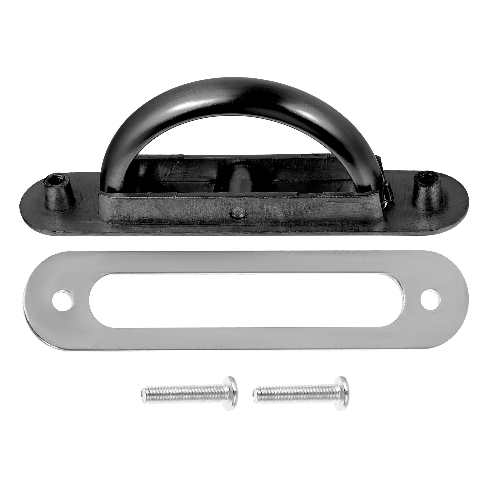 

Pulls for Cabinets Invisible Handle Door Dresser Drawer Handles Grey Zinc Alloy