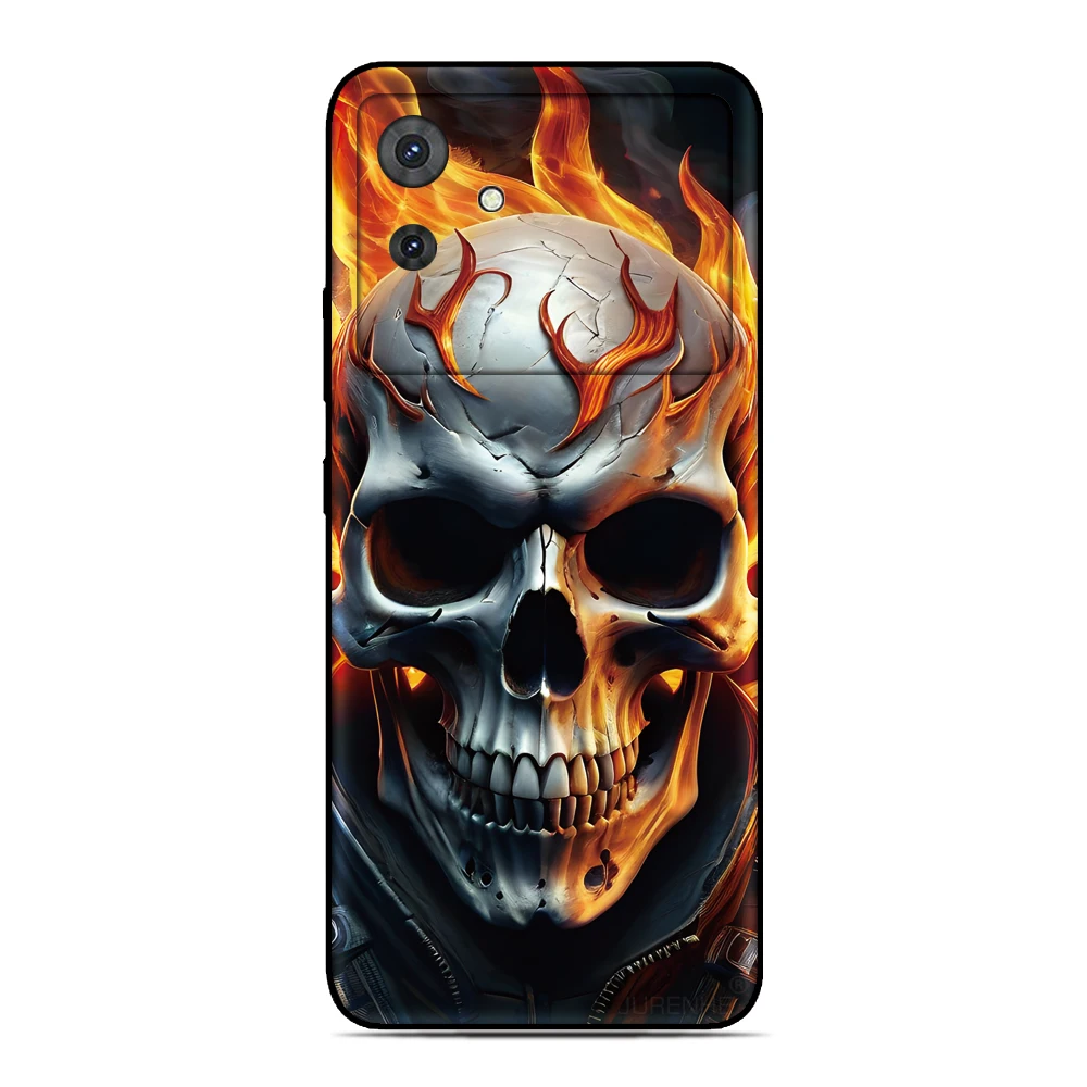 Flame Skull Phone C… - image