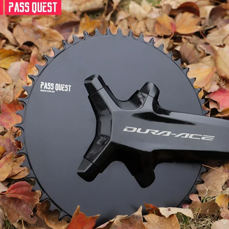 PASS QUEST R9200 110BCD (4-bolt AERO) Completely closed Round Narrow Wide Chainring