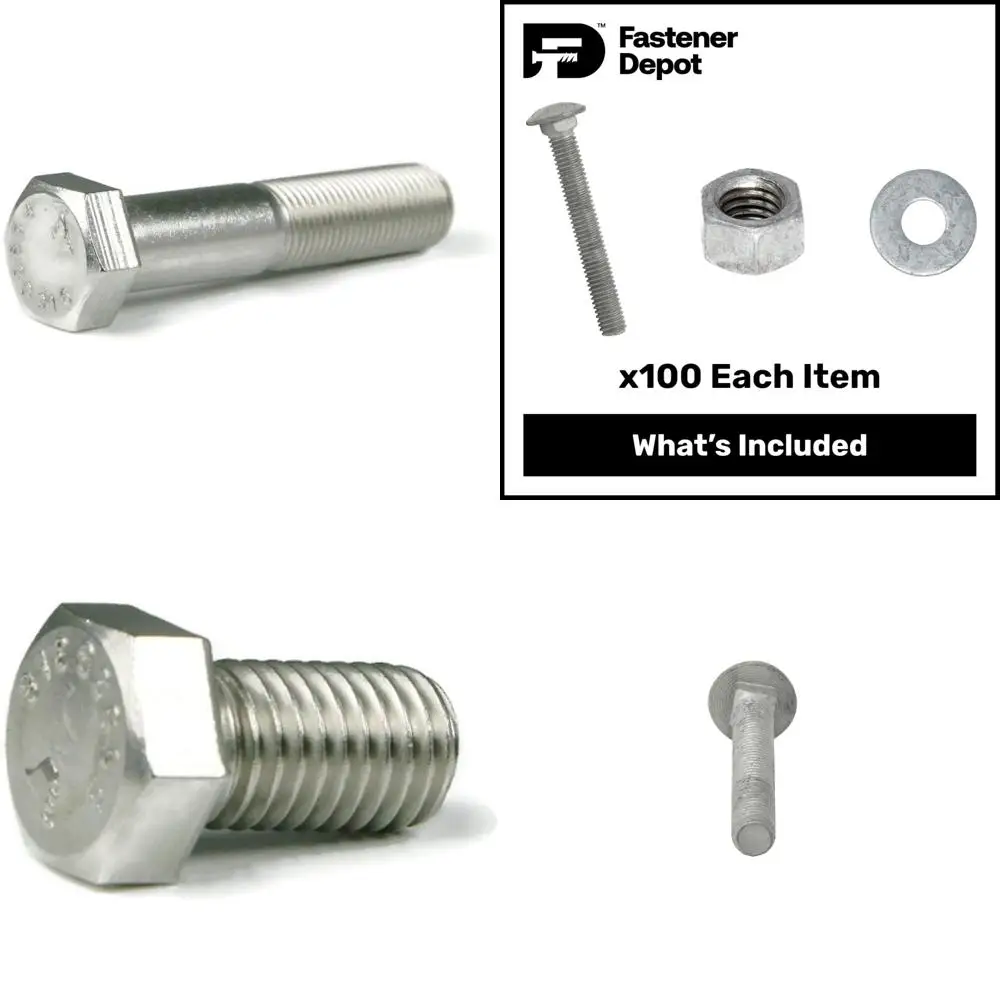 

Винты с шестигранной головкой из нержавеющей стали 316, 3/8-16 x 4 дюйма, грубая резьба, частичная резьба, длина резьбы 1 дюйм, оптом, 150 шт.