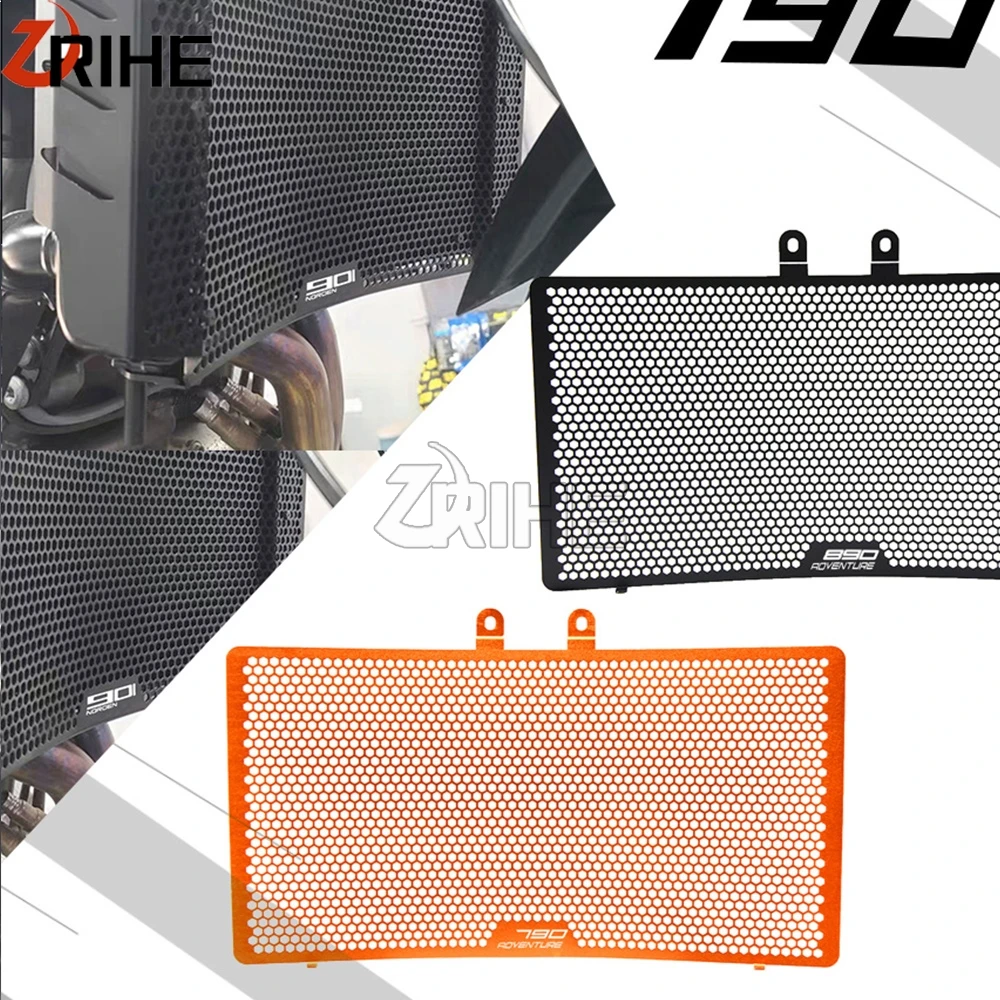 

2025 For 790 890 ADV Adventure R/S SMT 2019-2022 2023 2024 Motorcycle Radiator Grille Guard Protector Cover Parts Accessories