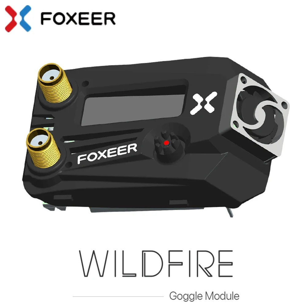 

FOXEER Wildfire 5.8GHz 72CH Dual Receiver OLED Screen Support OSD Firmware Update 5-16V for Fatshark RC FPV Goggles DIY Parts