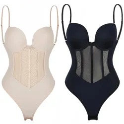 Bodysuit Shapewear Bra Push Up Women Full Body Shaper Tummy Control Hip Butt Lifter Corset Slimming Waist Trainer Underwear