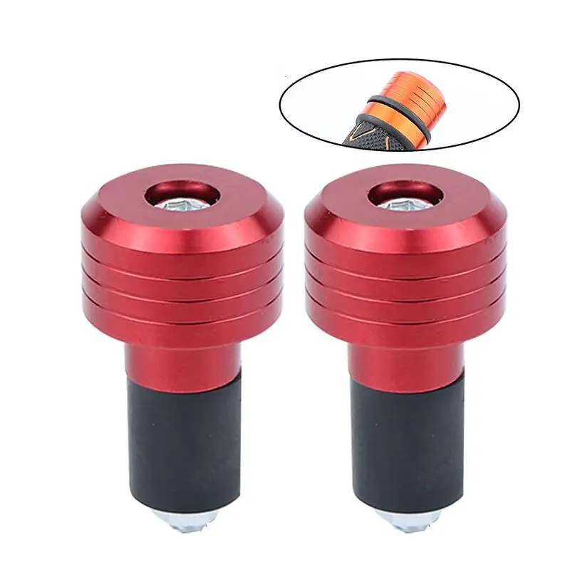 Universal Motorcycle Handlebar Ends Weight Balance Plug Aluminum Alloy Handlebar Grips Balance Terminal