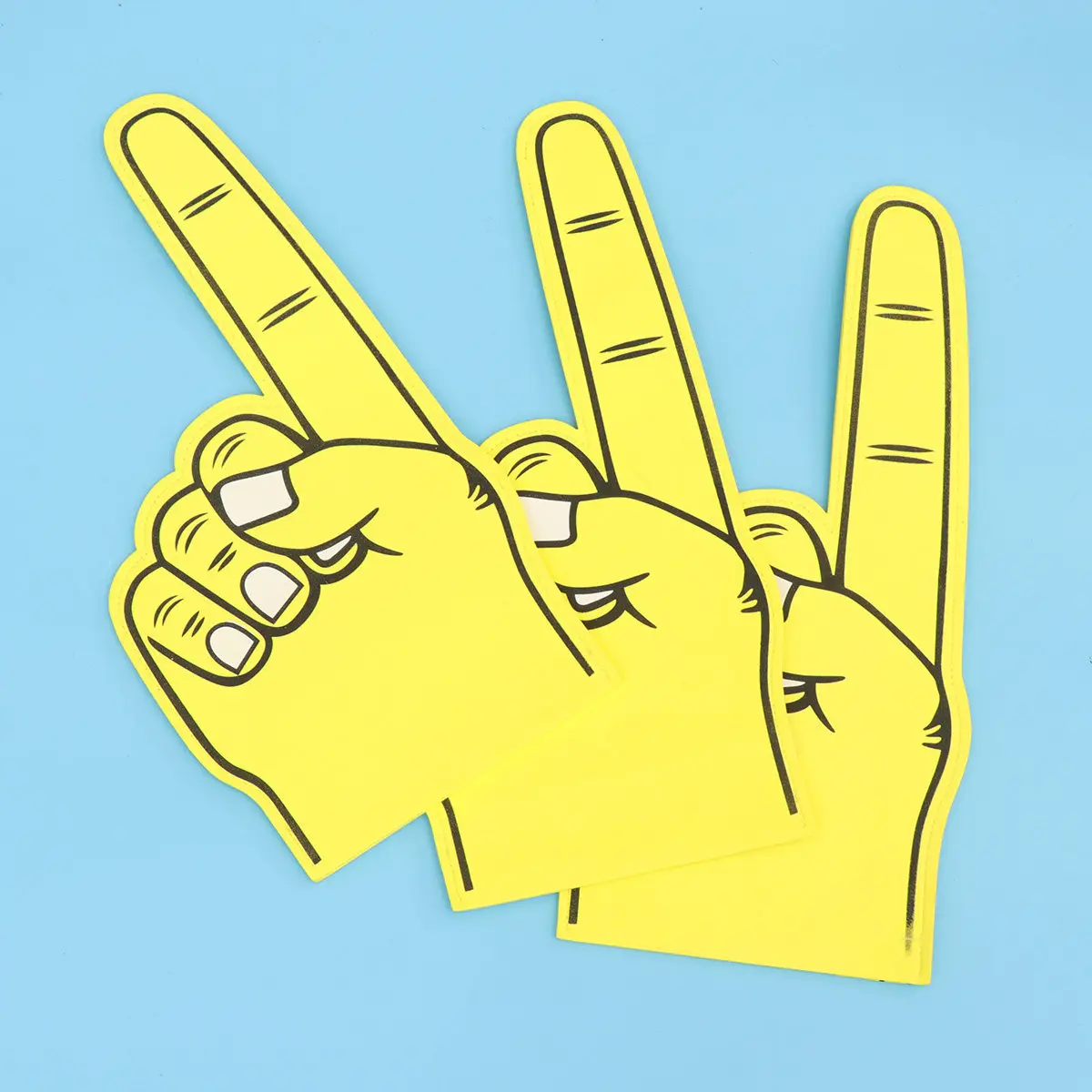 

Набор из 3 легких перчаток-жестов для развлечения на вечеринках, концертах, фестивалях, для создания атмосферы и поднятия настроения толпы