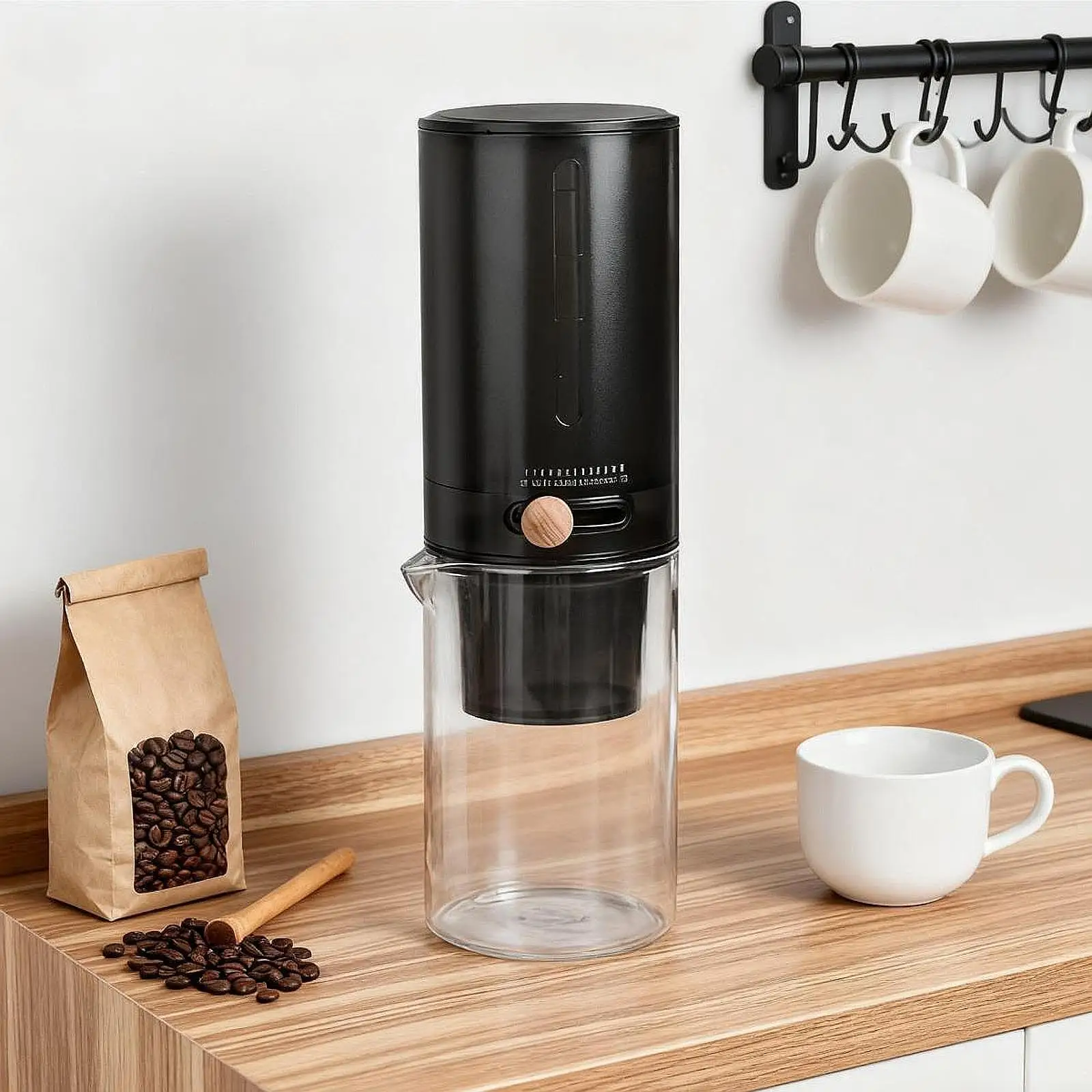 Cold Brew Coffee Maker Pot Coffee Pitcher Ice Coffee Dispenser Uniform Lightweight Design Suitable for Home