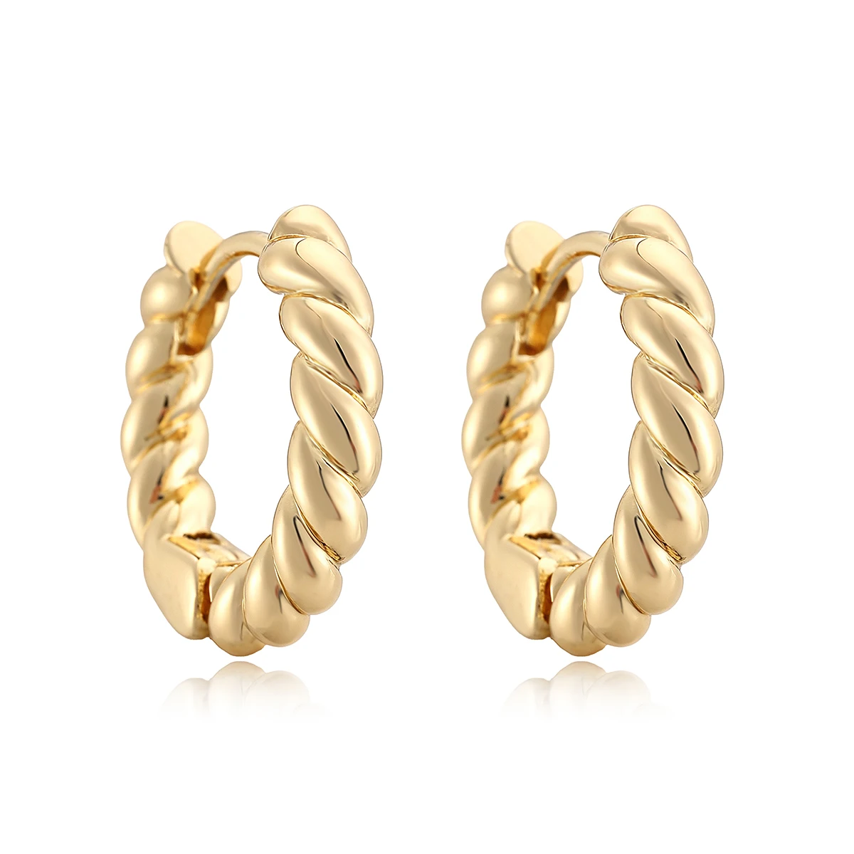2027 New Arrival Silver/Gold Color Geometric Round Hoop Earrings For Elegant Women Gift