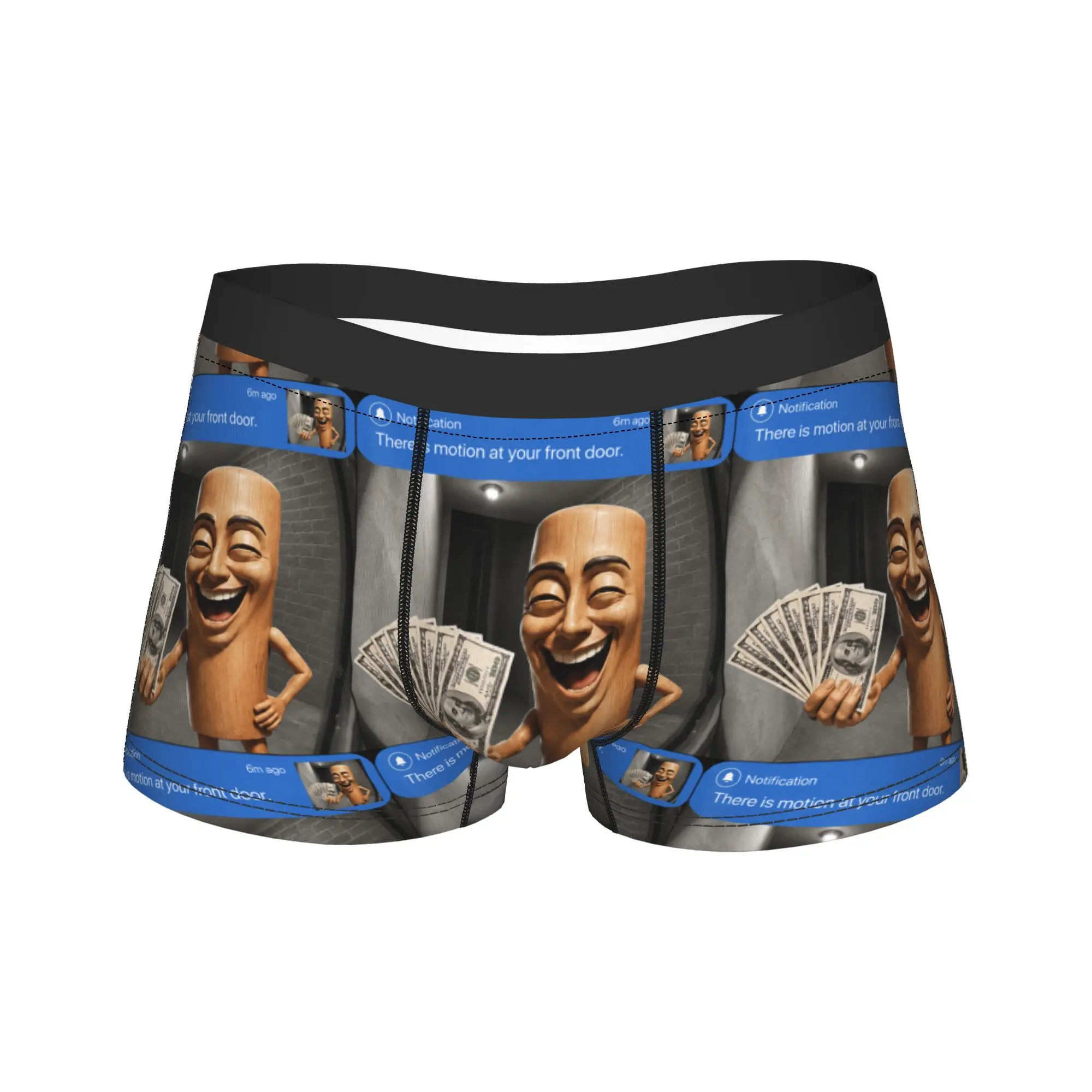 There is Motion At Your Front Door Tung Tung Tung Sahur Underwear Boxershorts Hot Sale Man Underpants Breathable Shorts Briefs