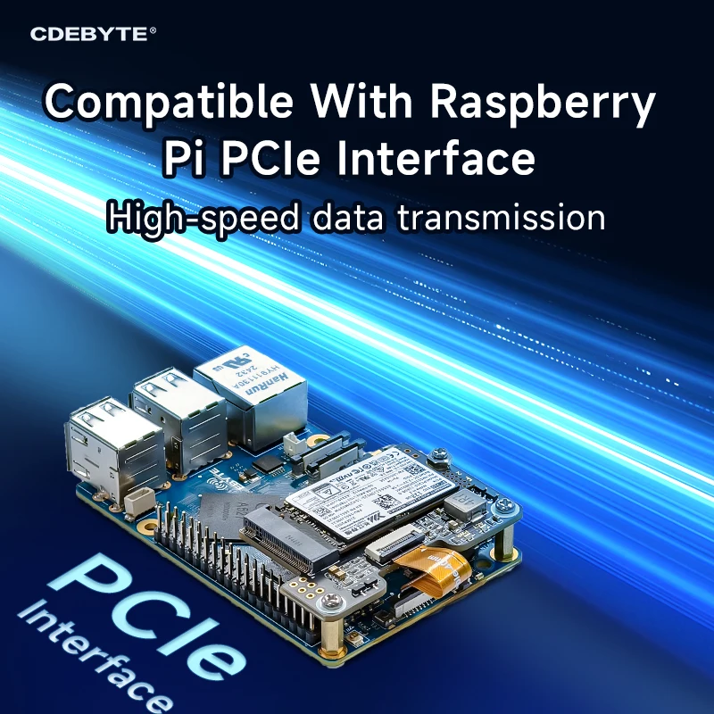 لوحة واحدة للكمبيوتر Allwinner T527/A527 CDEBYTE ECB32 سلسلة متعددة النواة متغاير NPU ARM Cortex-A55 Linux Raspberry Pi