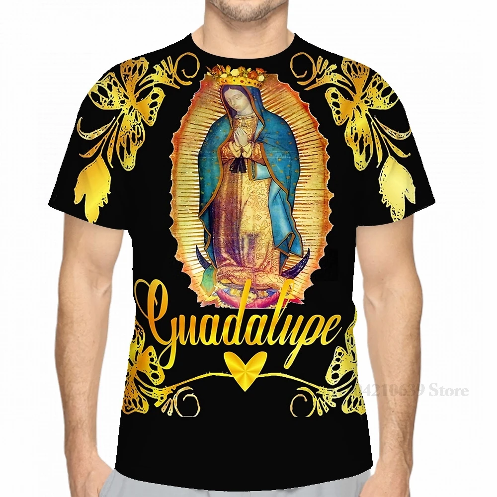 Our Lady of Guadalupe Virgin Mary Mexico Mexican Virgen Maria 105 men T-Shirt women fashion girl t shirt boy tops tees