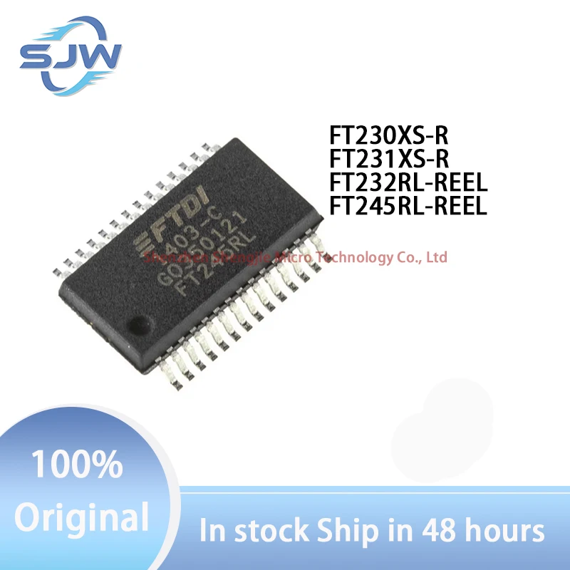 

FT230XS-R FT231XS-R FT232RL-REEL FT245RL-REEL encapsulation SSOP16 SSOP-20 SSOP28 USB to FIFO UART chip