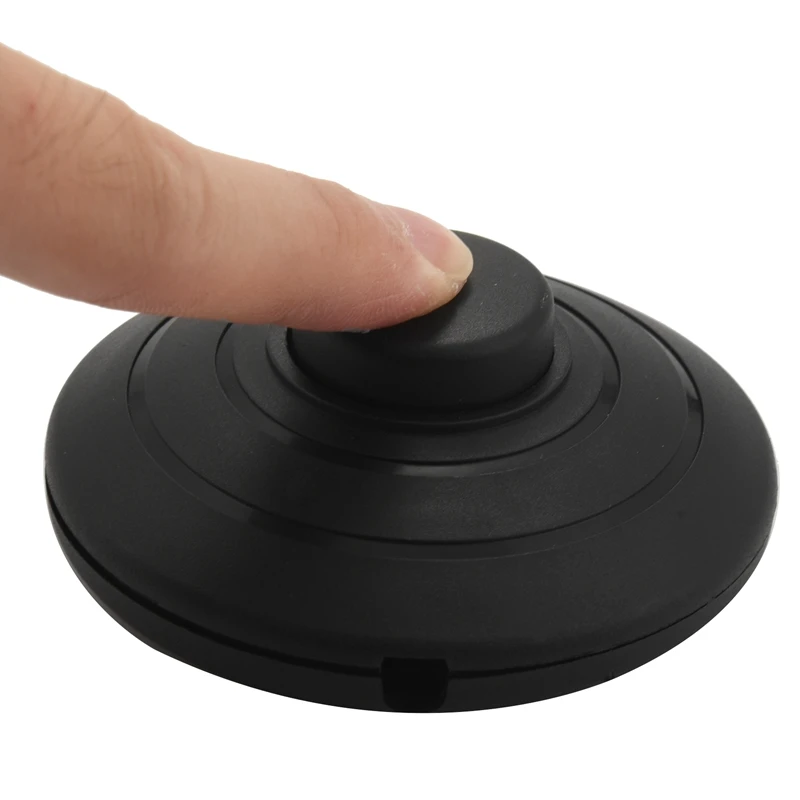 1Pcs Black In-Line Lamp Foot Switch Push Power Pedal Light Footswitch