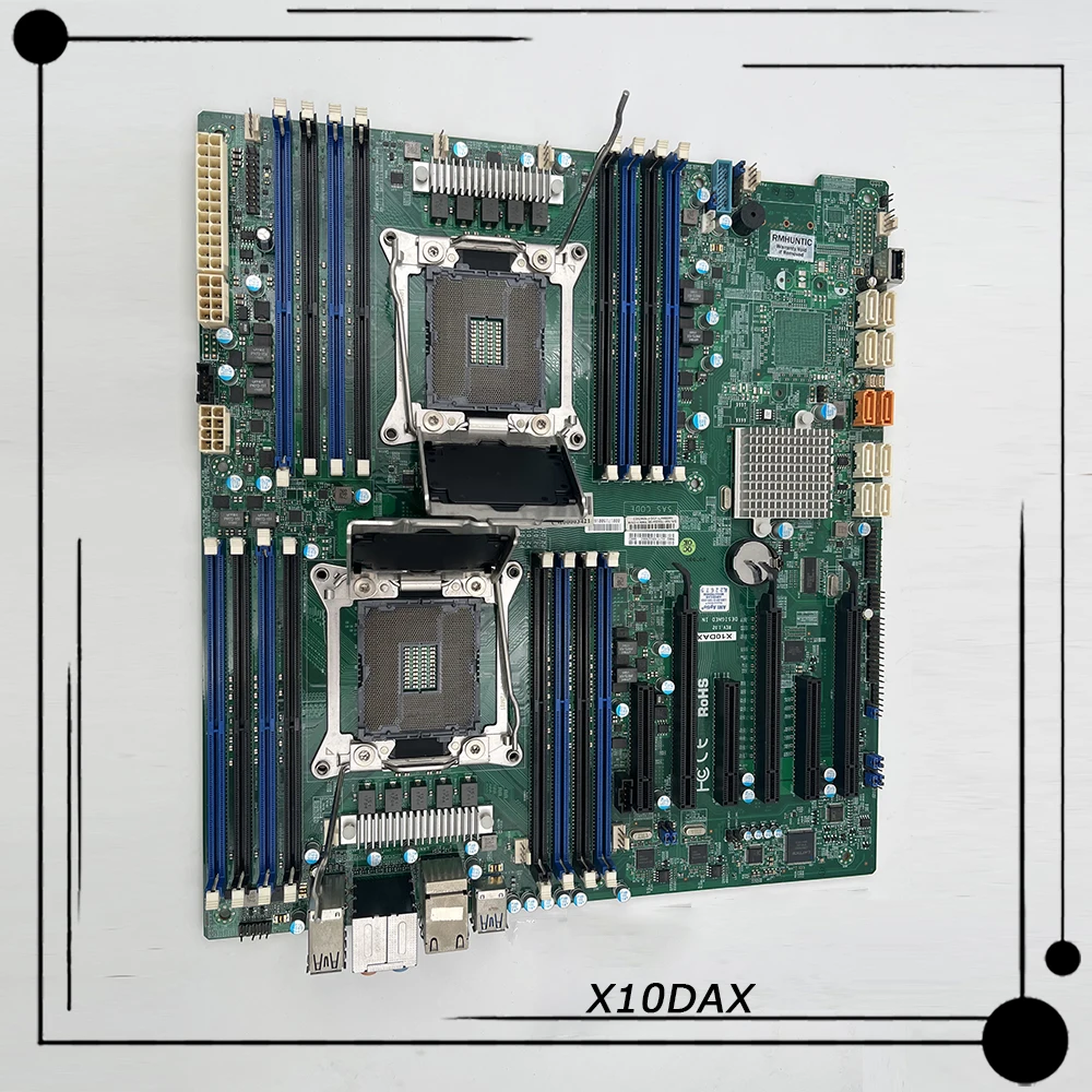 

For Supermicro Workstation E-ATX Motherboard LGA 2011 C612 Xeon E5-2600 v3/v4 Family DDR4 PCI-E 3.0 100% Tested Fast Ship X10DAX