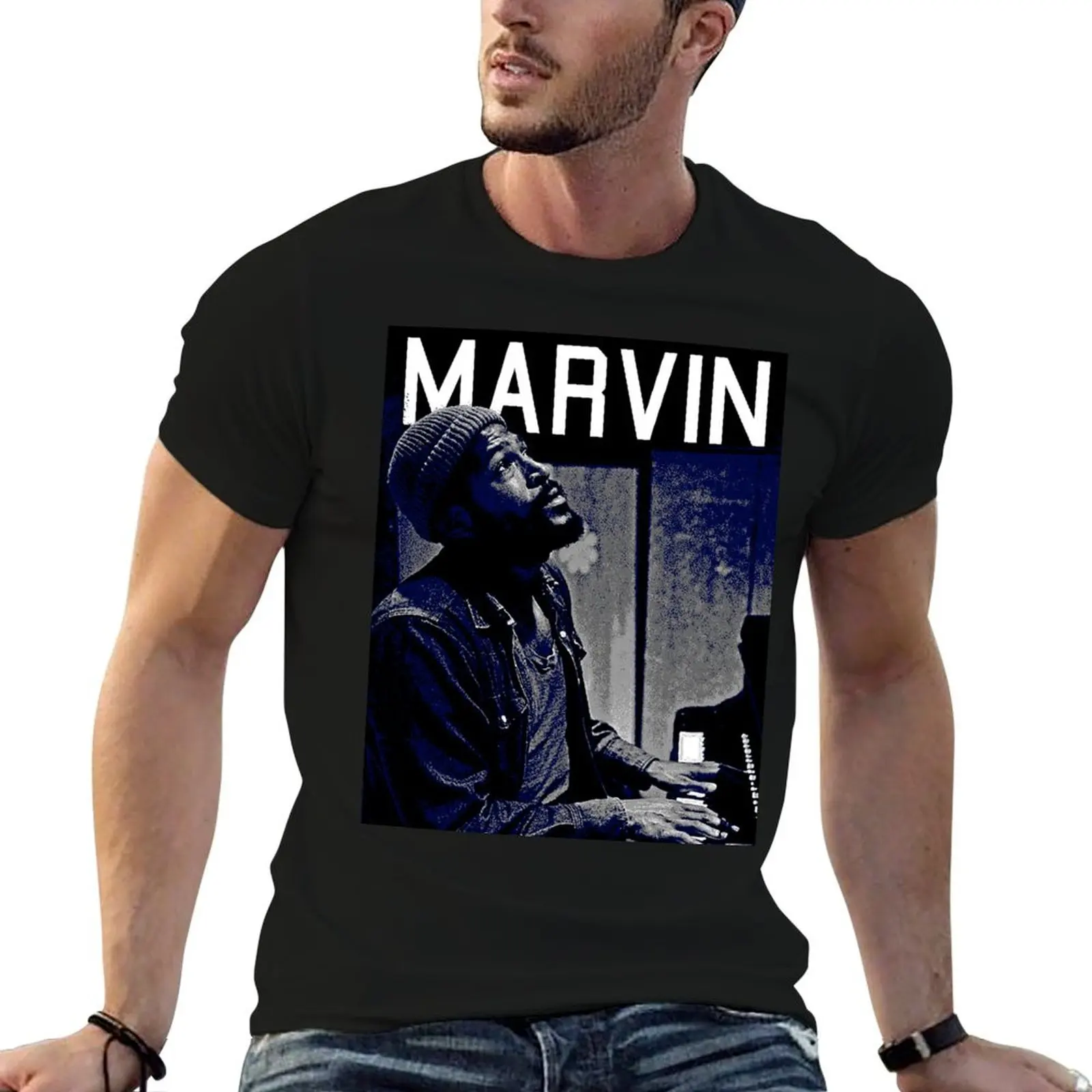 

marvin gaye tribute T-Shirt t shirt personalised cotton t shirts man 100% t shirts for man graphic funny T-Shirt
