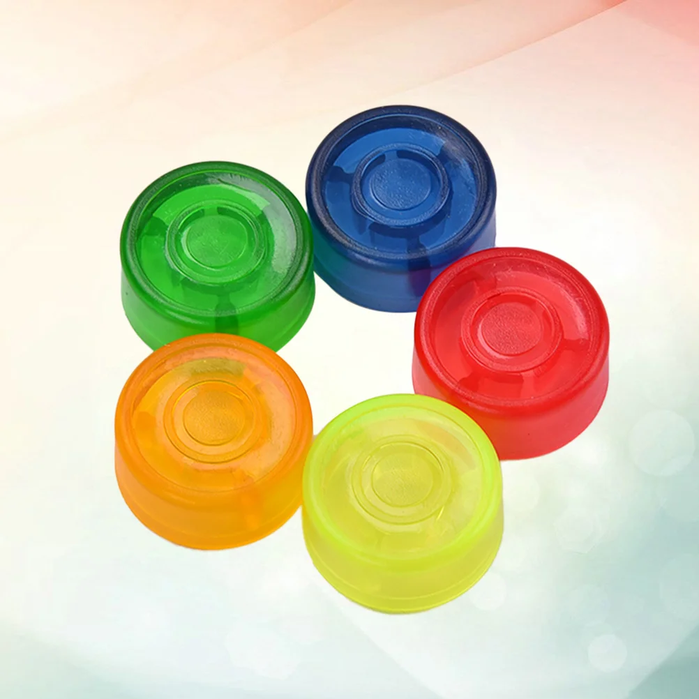 

5Pcs Candy Color Guitar Knobs 24cm Dia 12cm Ht Durable Performance Easy Use Amp Parts Accessory Guitar Amplifier Knob