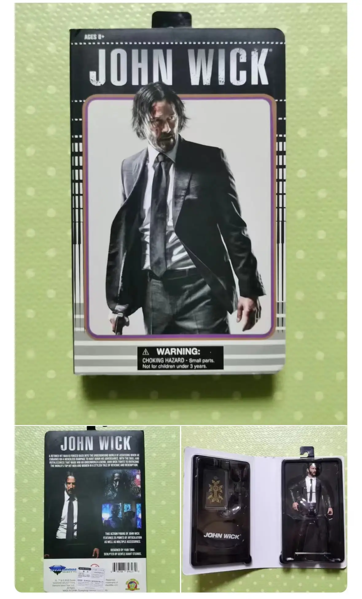 John Wick 1:12 Action Figure Anime Model Toy