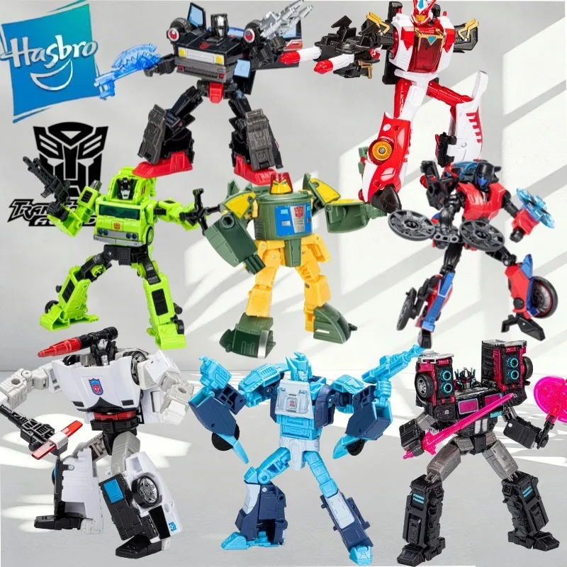 Figura de acción de lujo auténtica de Hasbro Transformers Legacy Class Nemesis Prime Override Road Hauler Blurr Burnout Velocitron
