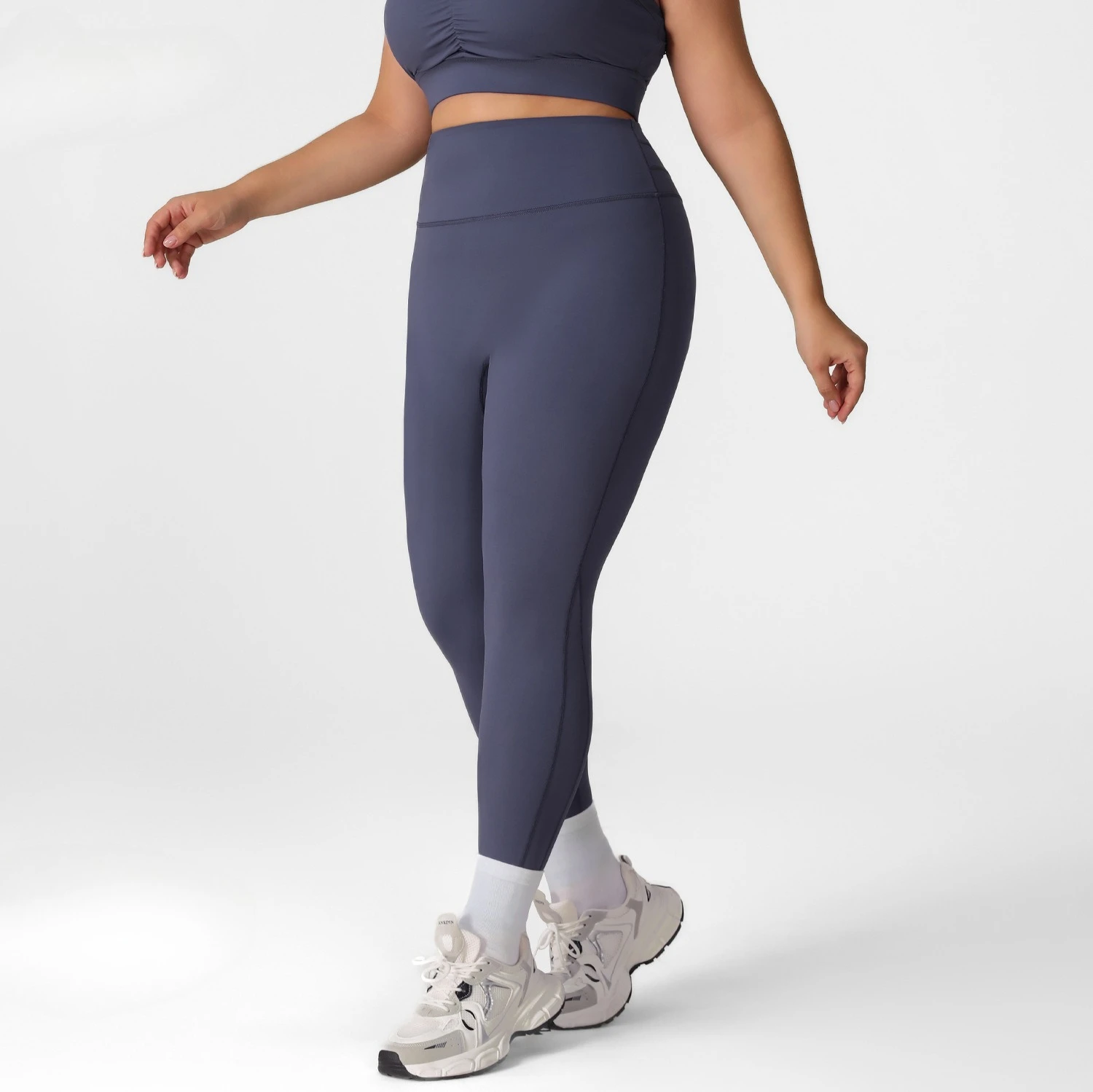 Plus Size Women High Waist Yoga Leggings Scrunch Butt Quick Dry Breathable Butt Lifting Workout Gym Fitness Sports Pants XL-4XL