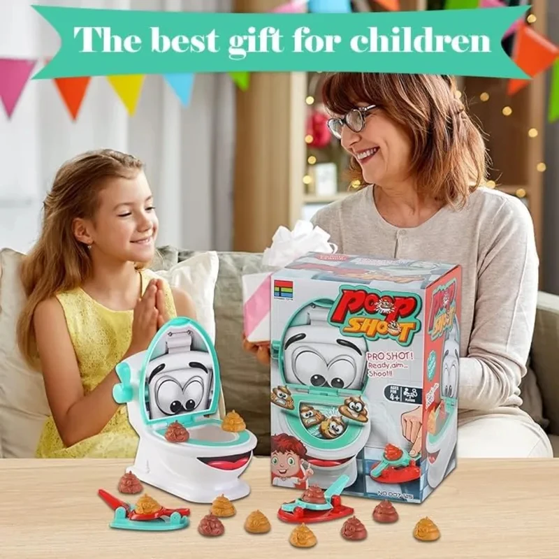 Poop Game Toilet Toy with 12 P - огляд і ціна Kids Toys Under $20