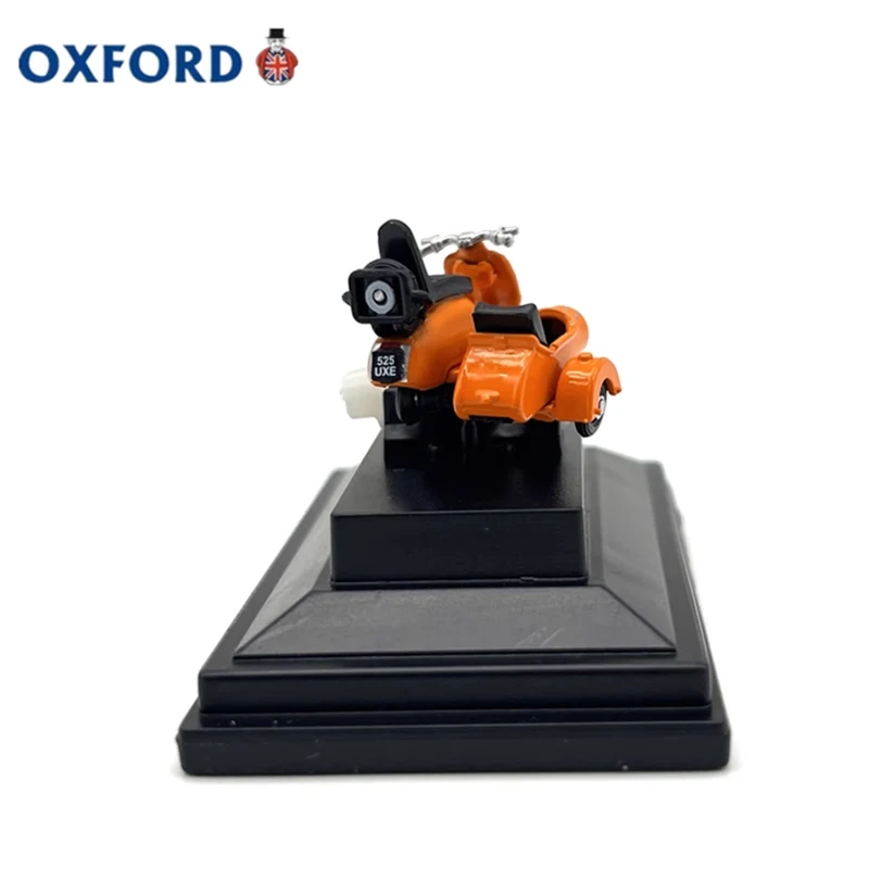 OXFORD Diecast 1:76 Scale Alloy Motorcycle Orange Static Car Model Finished Product Simulation Toy Gift Display Souvenir