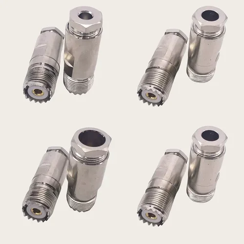 SO239 PL259 abrazadera hembra UHF para soldadura, conector Coaxial RF, RG58, RG142, RG400, LMR195, RG5, RG6, LMR300, LMR400, RG8, RG213, RG214, 1 unidad por lote