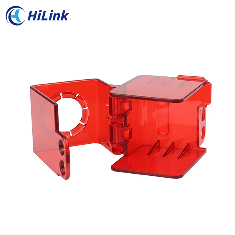 Red Warning Mark Color Avoid Acciently Touch,Electrical Emergency Stop Change-Over Switch Button Cover Lockout