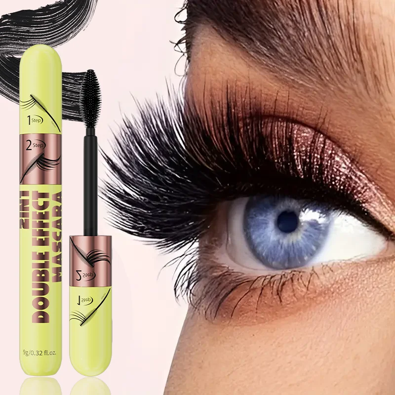 Máscara de Pestañas Negra 4D de Larga Duración, Voluminizadora y Rizadora para Todo Tipo de Piel, Regalo de San Valentín para Mujer, Herramienta de Maquillaje de Belleza Perfecta