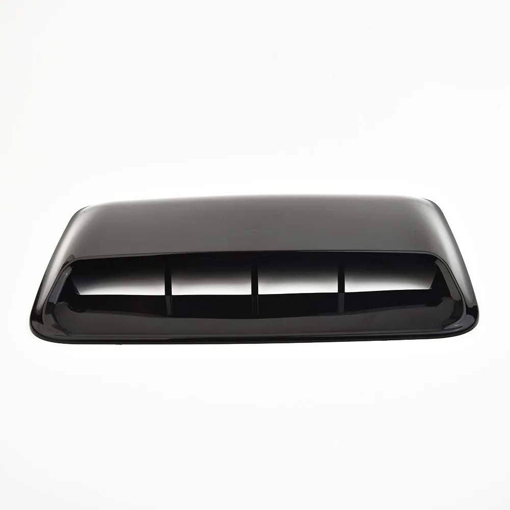 New Practical Useful High Quality Air Flow Vent Cover Bonnet Accessory Center Hood Parts Scoop Glossy Black Intake Replacement