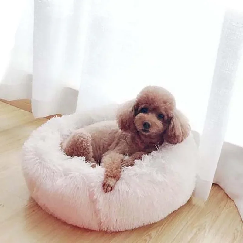 1 Pc Dog Mat Pet Bed Pet Supplies Dog Bed Cat Bed Plush Round Pet Bed Dog Bed