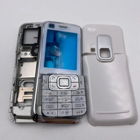 Phone full housing For Nokia 6120 6120c cover case keypad battery back cover
