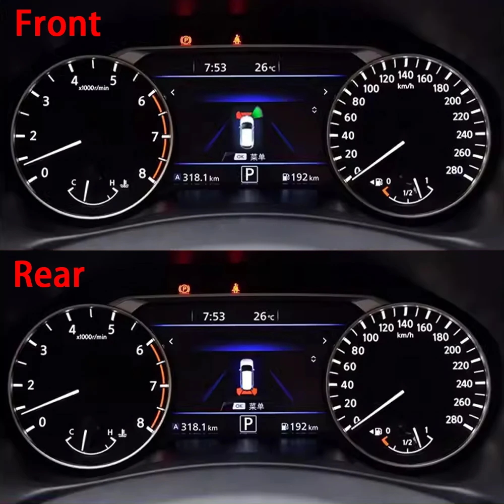 ZJCGO Front Rear Reverse Parking Sensor Assistance Backup Radar Buzzer System for Nissan Altima L34 2019~2024