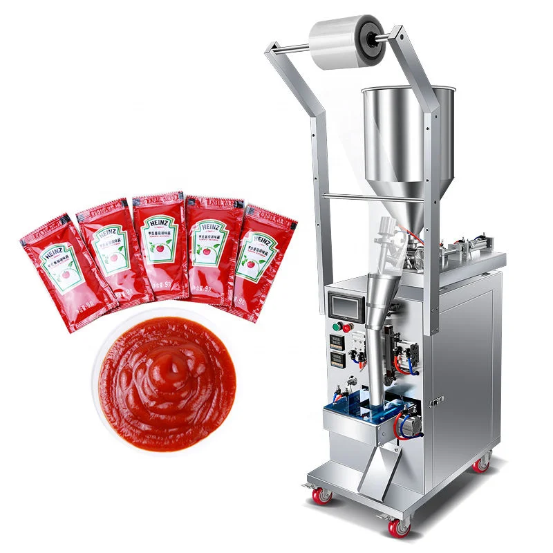 Automatic Small Sachet Mustard Oil Olive Cooking Oil Food Grade Motorized High Capacity Packing Machine