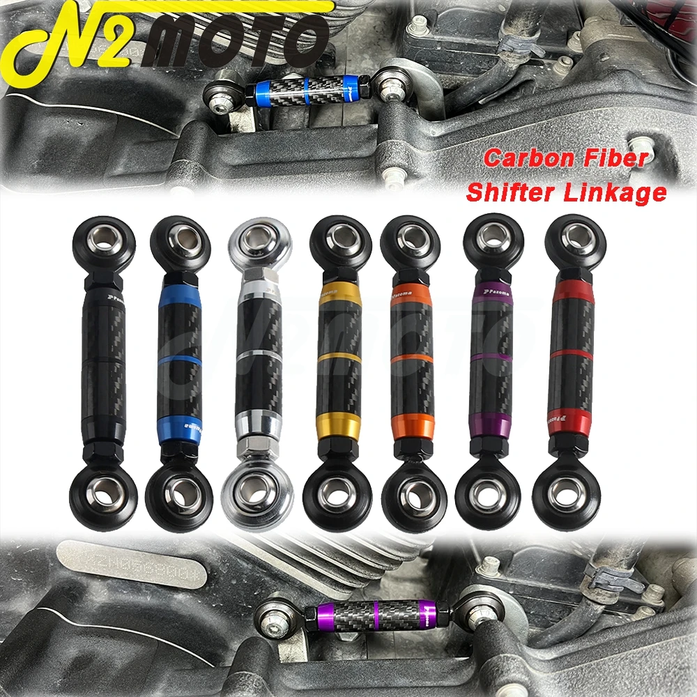Shifter Lever Link Motorcycle Mid-Control Adjustable Shift Linkage For Harley Dyna Softail Low Rider ST Street Bob Super Glide