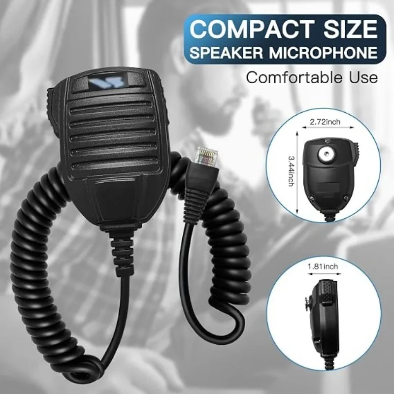 MH-67A8J Handheld Speaker Microphone 8 Pin Mic for Yaesu/Vertex VX-2100 VX-2200 VX2500 VX2508 VX2208 VX2108 FT-450 FT817 FT-857D view 5