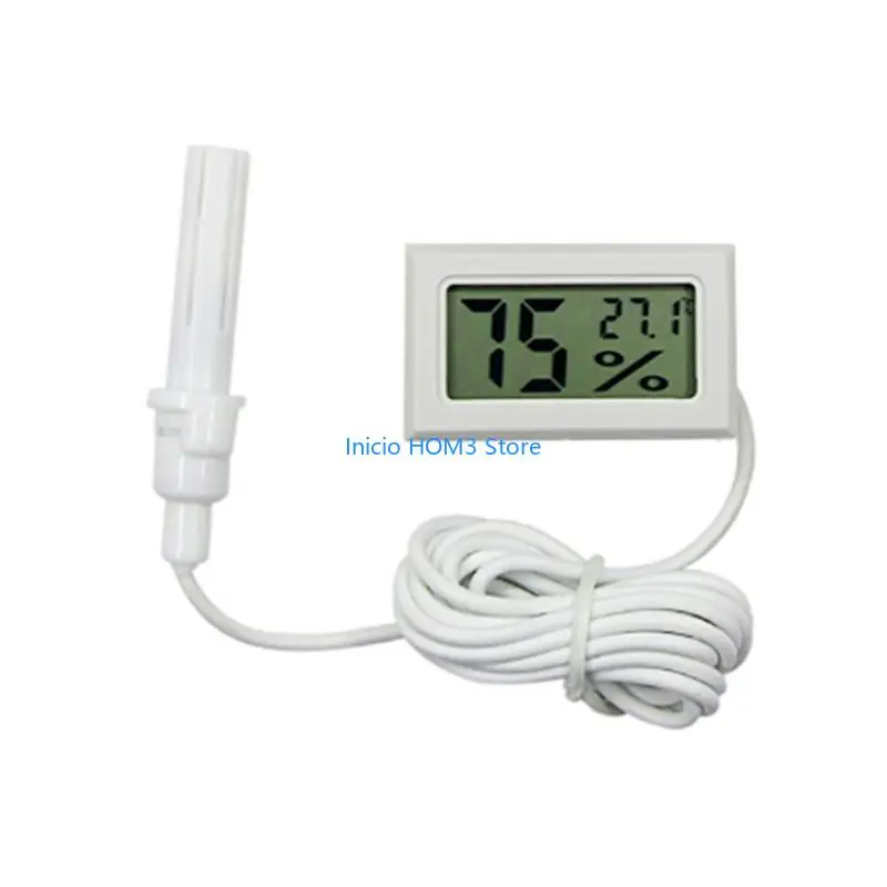 A5YD Fast Response Precise Environment Hygrometer Humidity Meter With External Probe For Home Office Greenhouses Applications